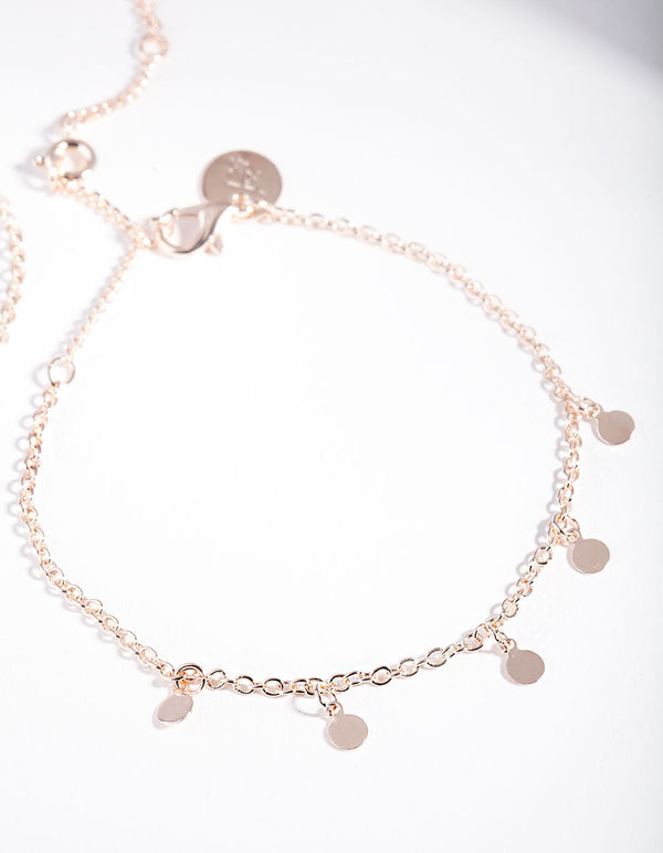 Rose Gold Filigree Bracelet 2 Pack
