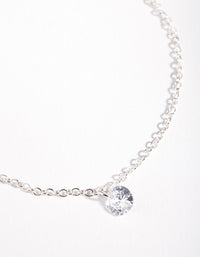 Silver Open Circle Diamante Bracelet 2 Pack - link has visual effect only
