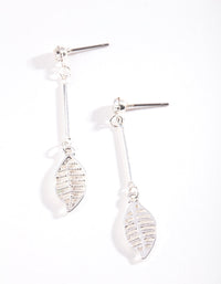 Diamante Stick Leaf Drop Earrings - link has visual effect only