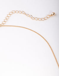 Mixed Metal Triple Ball Necklace - link has visual effect only