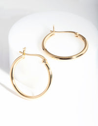 Gold Plated Sterling Silver 20mm Hoop Earrings - link has visual effect only