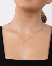 Gold Plated Sterling Silver Starburst Necklace - link has visual effect only