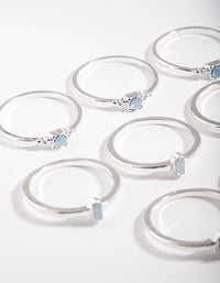 Silver Classic Opal Ring Pack - link has visual effect only