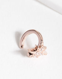 Rose Gold Plated Sterling Silver Starburst Ear Cuff - link has visual effect only
