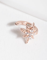 Rose Gold Plated Sterling Silver Starburst Ear Cuff - link has visual effect only