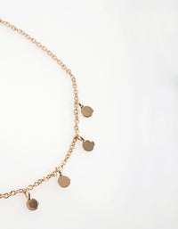 Gold Plated Sterling Silver Disc Jingle Bracelet - link has visual effect only