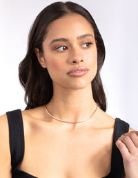 Rose Gold Plated Necklace - link has visual effect only