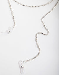 Silver Diamante Sunglasses Chain - link has visual effect only