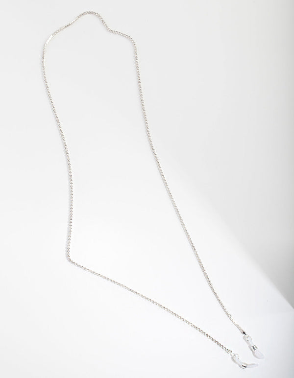 Silver Diamante Sunglasses Chain