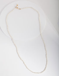 Gouden parel zonnebrilketting - link has visual effect only