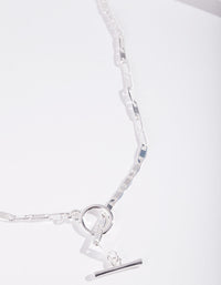 Real Silver Plated Lariat Necklace - link has visual effect only