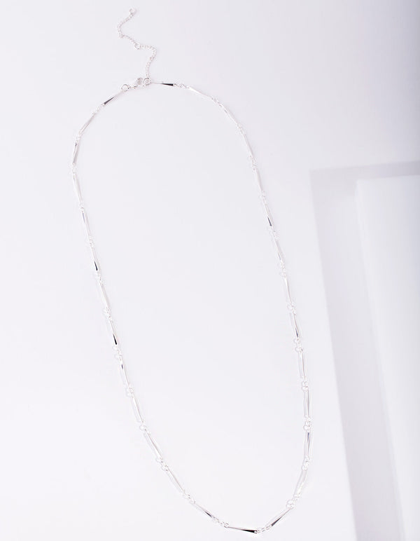Real Silver Plated Long Necklace