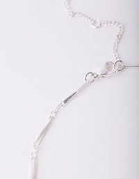 Real Silver Plated Long Necklace - link has visual effect only