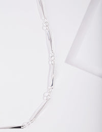 Real Silver Plated Long Necklace - link has visual effect only