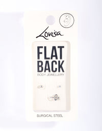 Surgical Steel Snake Flat Back Earring Pack - link has visual effect only
