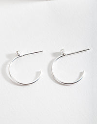 Sterling Silver Cubic Zirconia Top Hoop Earrings - link has visual effect only