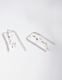 Sterling Silver Celestial Drop Earrings - link has visual effect only