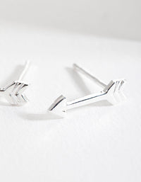 Sterling Silver Arrow Stud Earrings - link has visual effect only