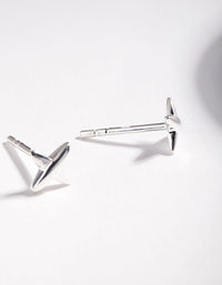 Sterling Silver Cross Stud Earrings - link has visual effect only