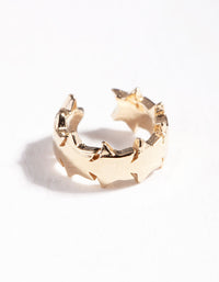 Gold Plated Sterling Silver Star Ear Cuff - link has visual effect only