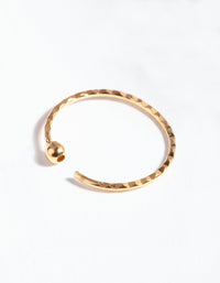 Gold Plated Sterling Silver Spiral Nose Ring - link has visual effect only