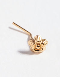 Gold Plated Sterling Silver Flower Nose Stud - link has visual effect only