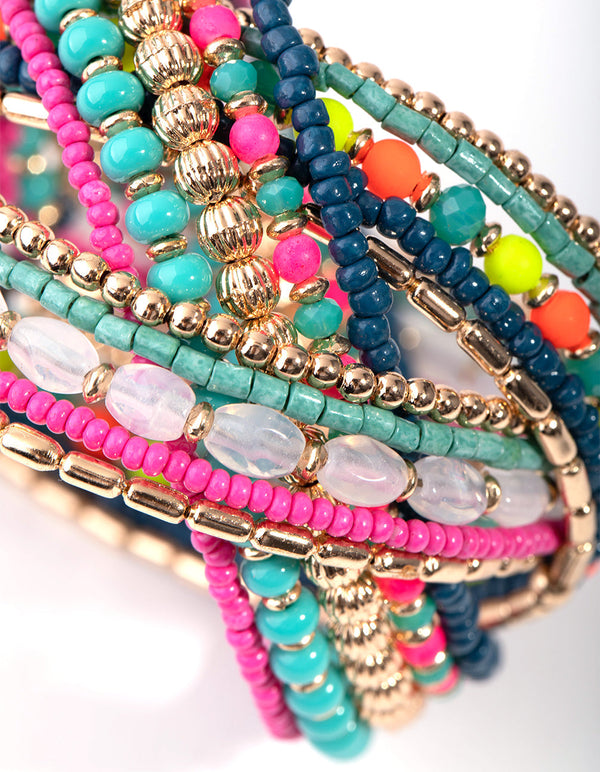 Mankiet Bead Bright Twist