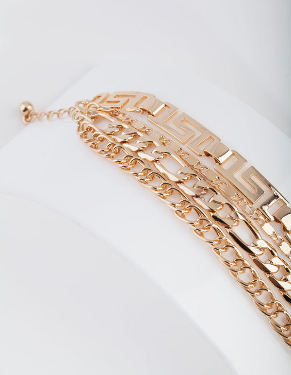 Gold Layered Chain Bracelet
