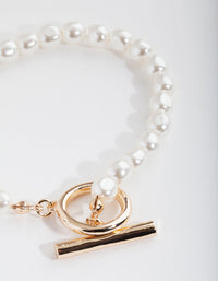 Gold Pearl Essential Bracelet - link has visual effect only