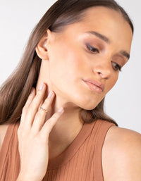 Pierścionki Gold Curve Midi 8-Pack - link has visual effect only