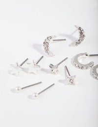 Silver Celestial Earring 5 Pack - link has visual effect only