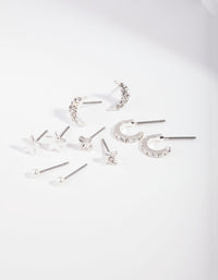 Silver Celestial Earring 5 Pack - link has visual effect only