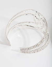 Silver Looping Cuff Bracelet - link has visual effect only