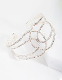 Silver Looping Cuff Bracelet - link has visual effect only