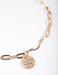 Gold Eye Pendant Choker Necklace - link has visual effect only