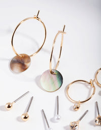 Gold Shell Stone Ear Stack - link has visual effect only