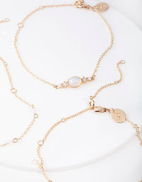 Gold Moonstone Shard Anklet Pack - link has visual effect only