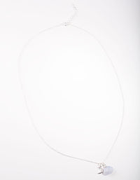 Sterling Silver Semi-Precious Teardrop Necklace - link has visual effect only