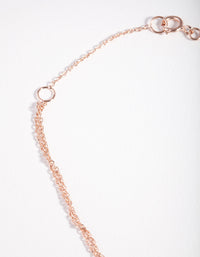 Rose Gold Open Heart Bracelet - link has visual effect only