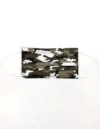 10 Pack Single Use Disposable Camo Face Mask - link has visual effect only