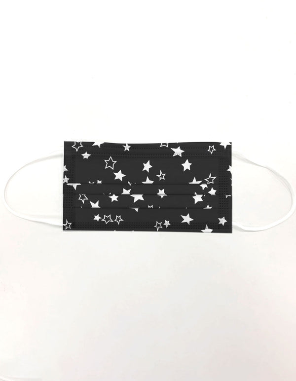 10 Pack Single Use Disposable Starry Face Mask