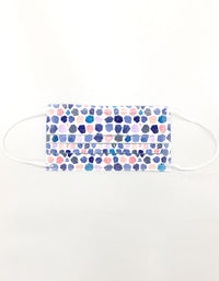 10 Pack Single Use Disposable Geo Dots Face Mask - link has visual effect only