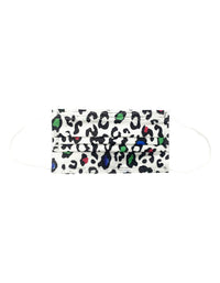 10 Pack Single Use Disposable Leopard Face Mask - link has visual effect only
