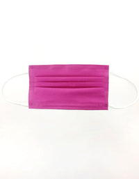 10 Pack Single Use Disposable Neon Pink Face Mask - link has visual effect only