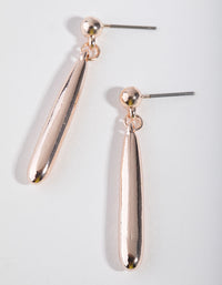 Rose Gold Simple Drop Earring - link has visual effect only