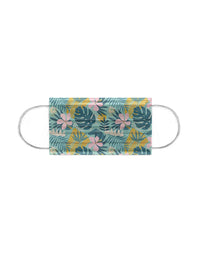10 Pack Single Use Disposable Tropical Print Face Mask - link has visual effect only