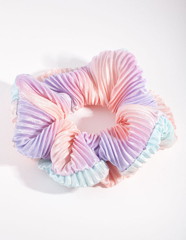 Gumka do włosów z plisami tie-dye