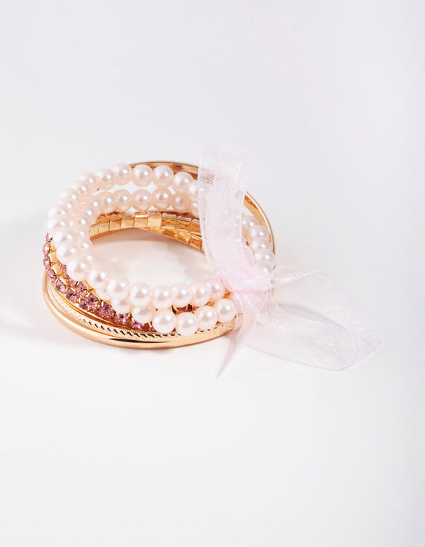 Gouden armbanden met diamanten voor kinderen