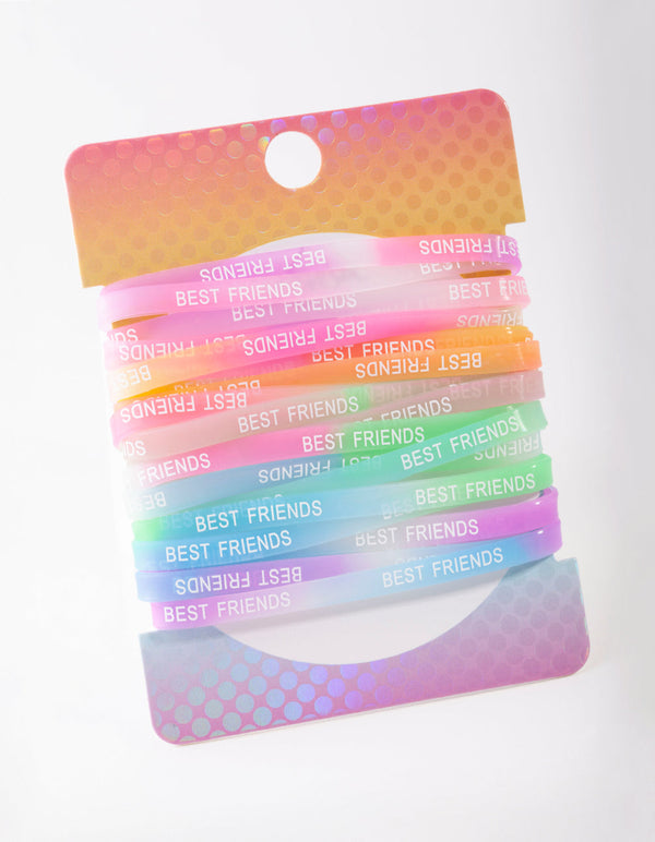 Kids Ombre Best Friends Bracelet 20 Pack