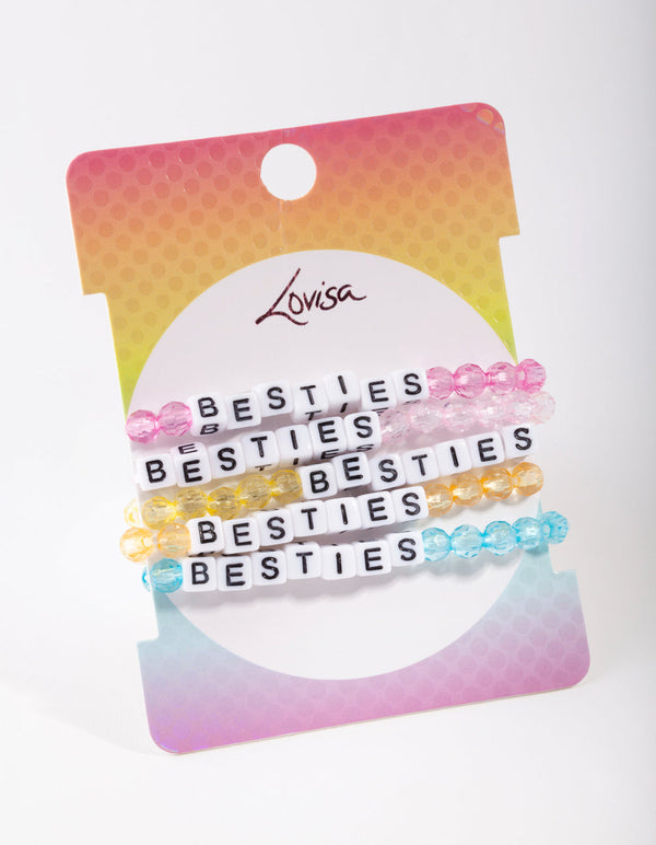 Bransoletka dla dzieci Tropical Bead Besties, 5 sztuk